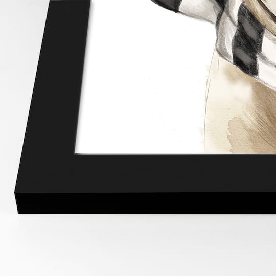 16" x 20" Wanna French Kiss Black Framed Print Wall Art